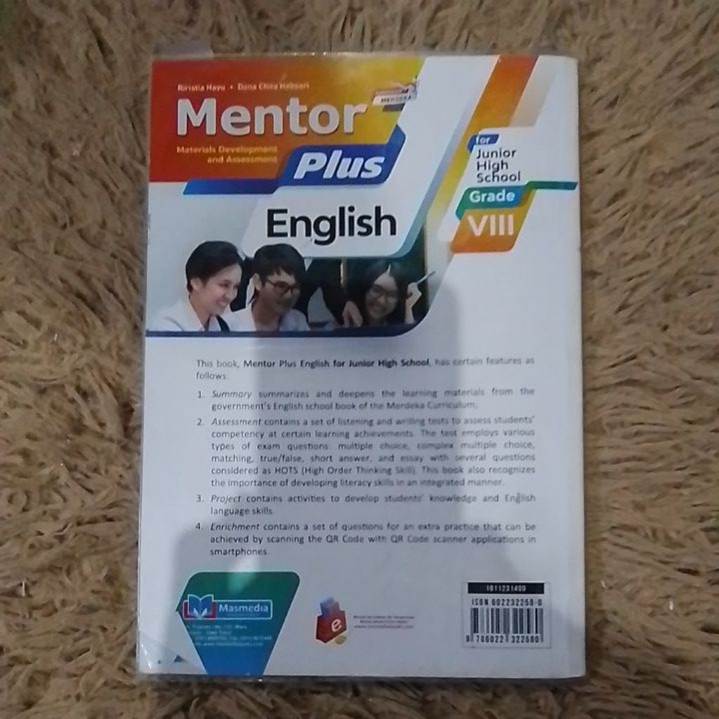Jual Mentor Materials Development and Asesment Plus English For Junior ...