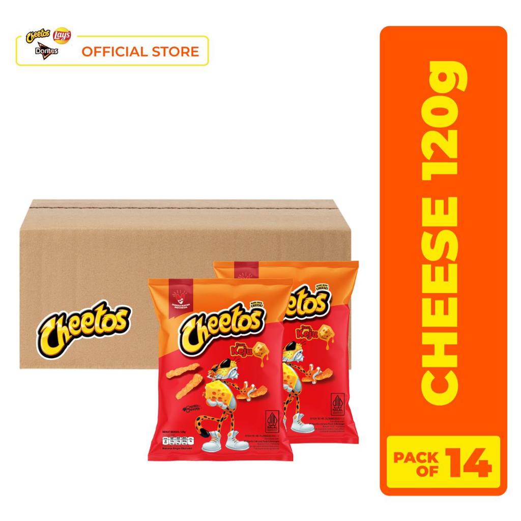 Jual Cheetos Makanan Ringan Rasa Keju 120gr - Pack of 14 | Shopee Indonesia