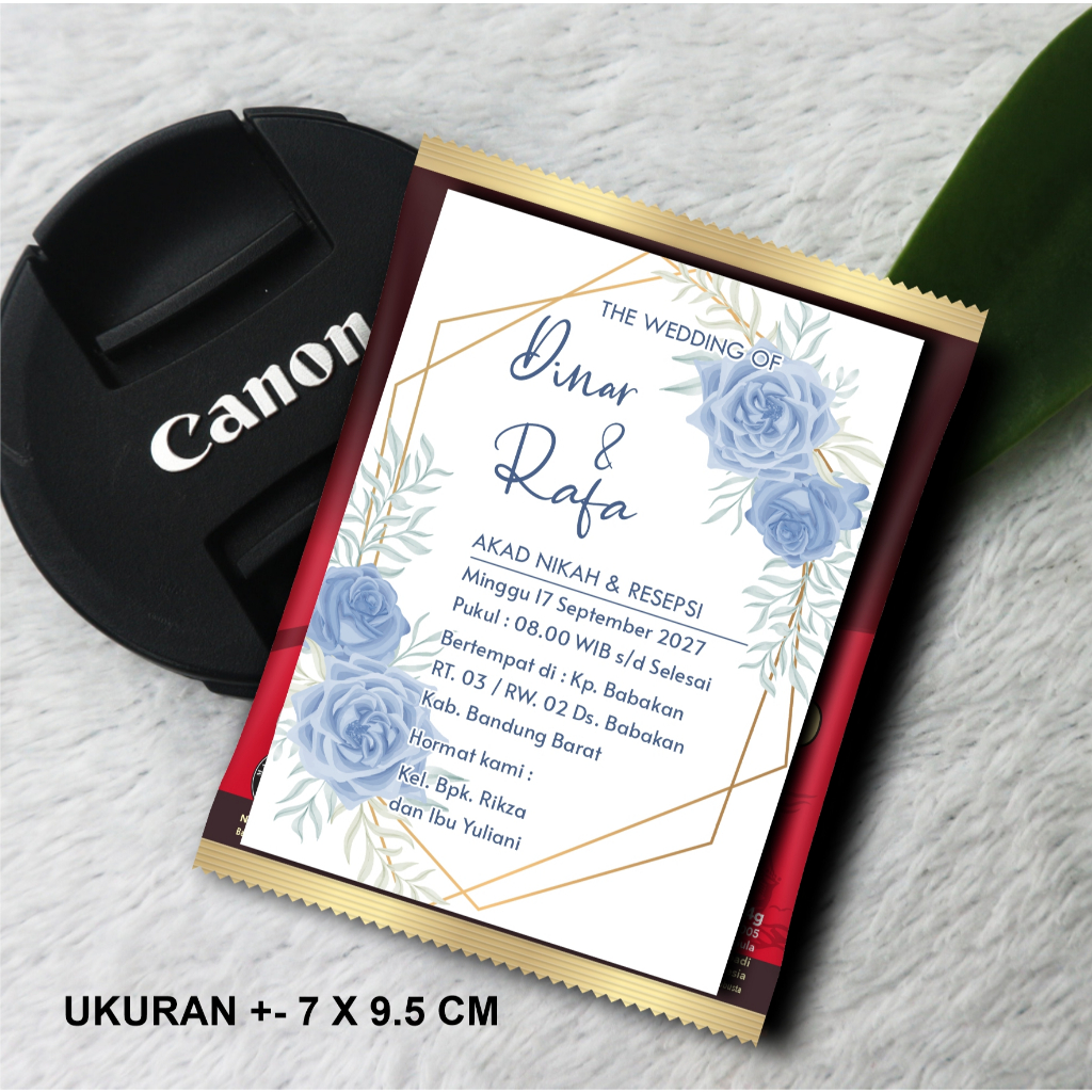 Jual Undangan Pernikahan Mini / Undangan Kopi / Undangan Khitan Mini ...
