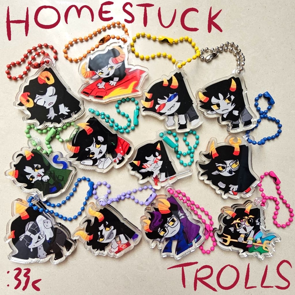 Jual Acrylic Keychain - Homestuck Beta Trolls | Shopee Indonesia