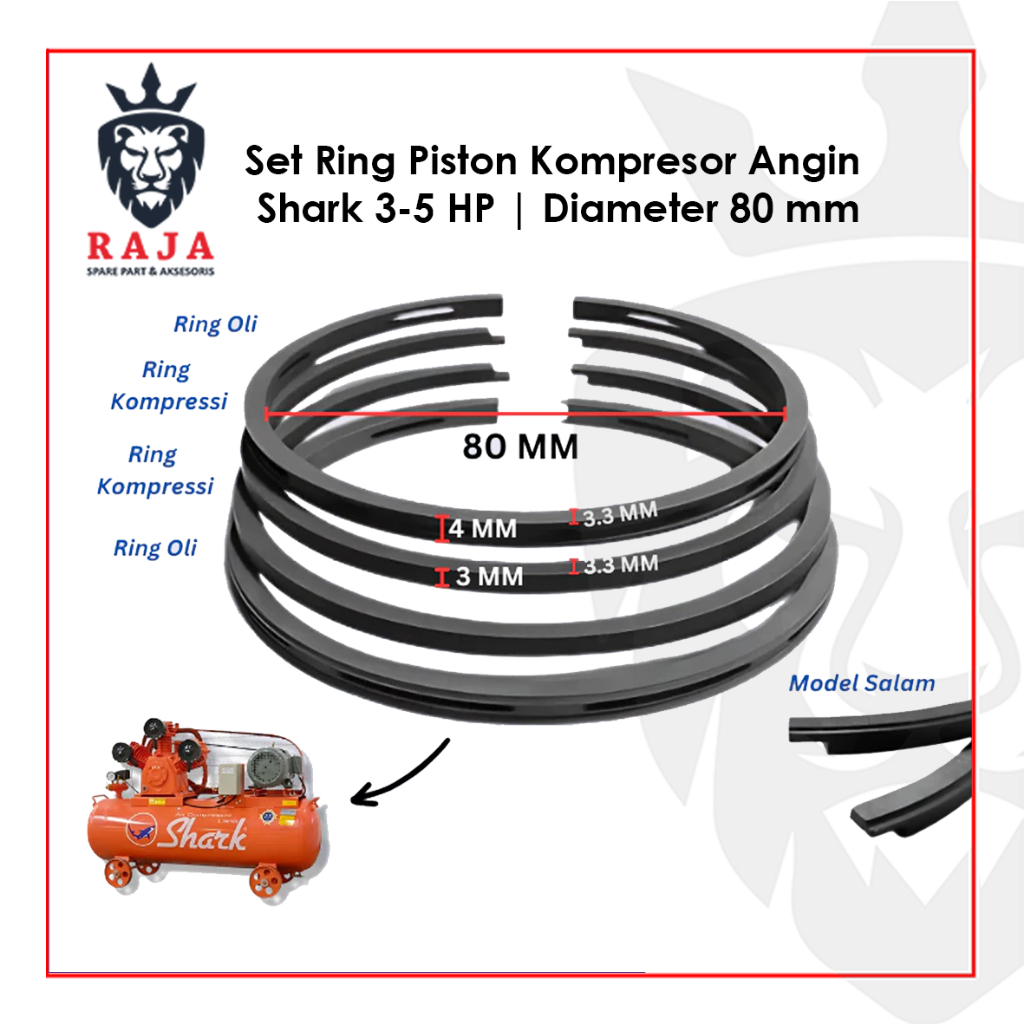Jual Ring piston - 80 kompresor | Shopee Indonesia