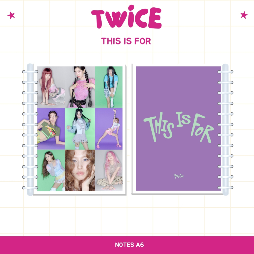 Jual A6 NOTES TWICE THIS IS FOR BUKU NOTE NOTEBOOK KPOP UNOFFICIAL ...