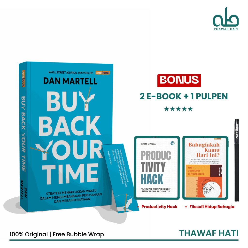 Jual (SPESIAL BONUS) Buku Buy Back Your Time Dan Martel