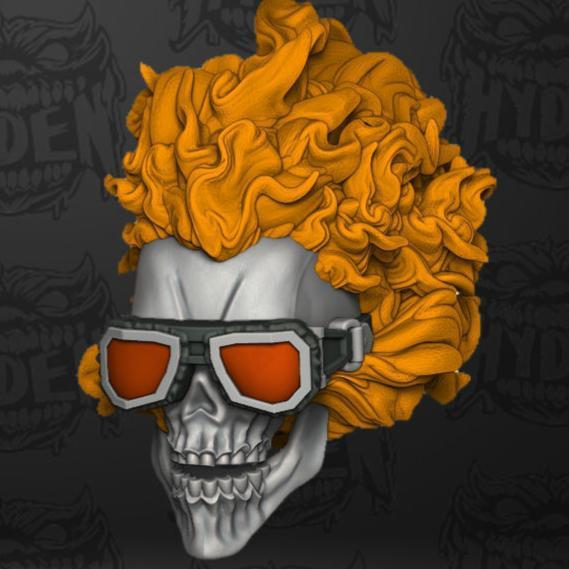 Jual Headsculpt HS Head Ghost Rider World War Helmet Goggles V1 Muff ...