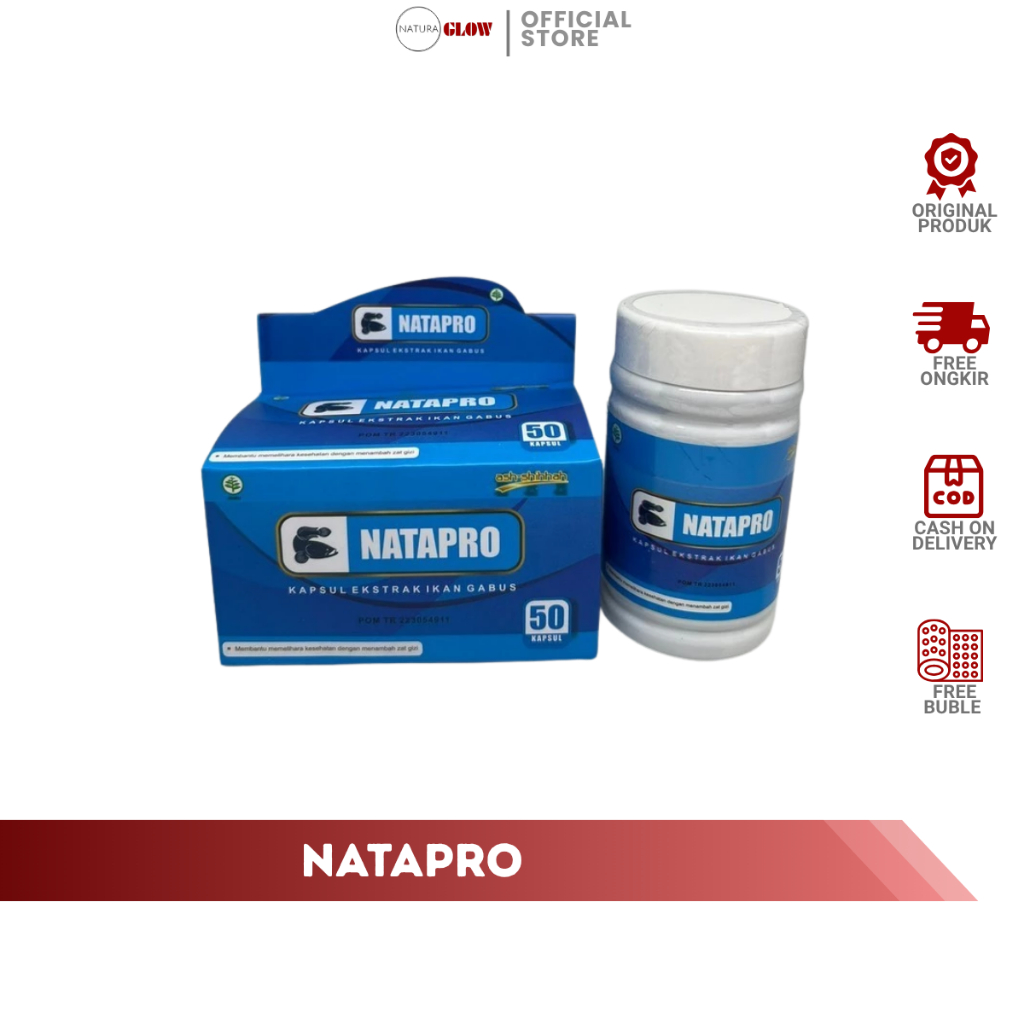 Jual (BISA COD) PRO ALBUMIN / NATAPRO – Kapsul Minyak Ikan Gabus | 50 ...