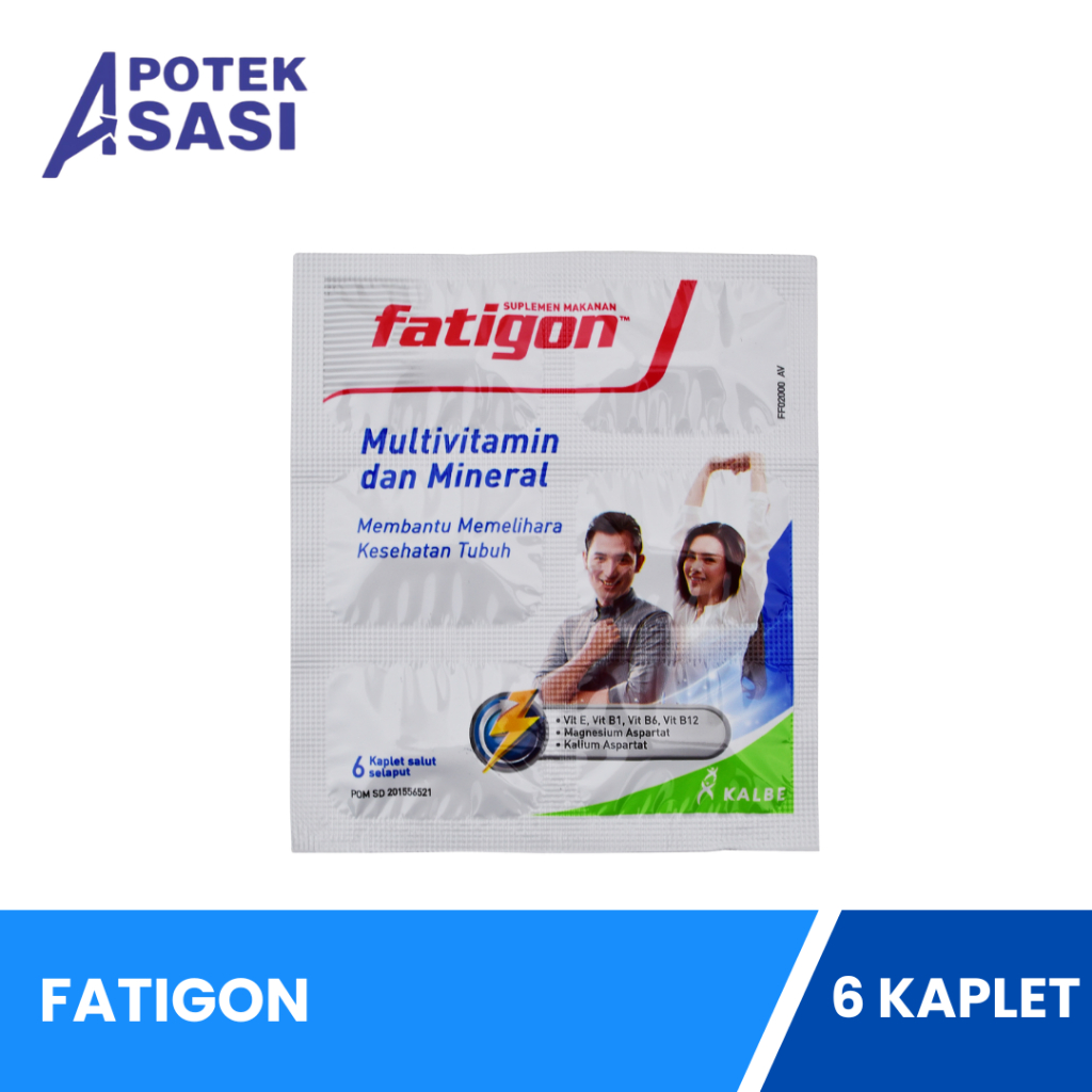 Jual Fatigon Multivitamin Mineral Strip @ 6 Kaplet | Shopee Indonesia