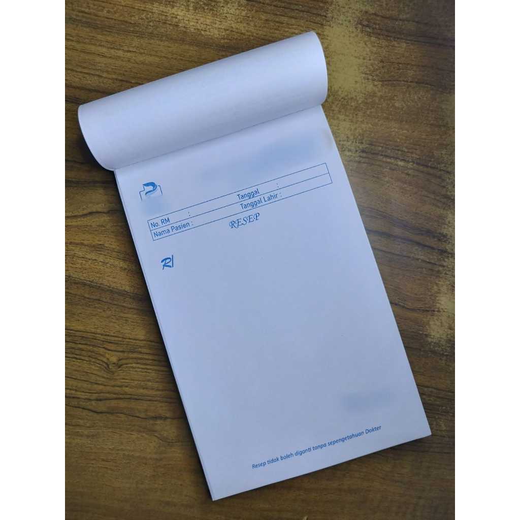 Jual Cetak Custom Nota/ Kwitansi/ SK Kertas HVS 75gr ukuran 11 x 21,5cm ...