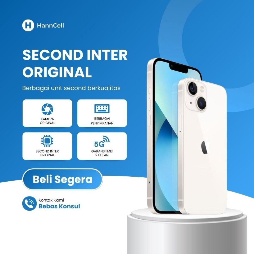 Jual IP 13 SERIES SECOND INTER 128G/256GB | Shopee Indonesia