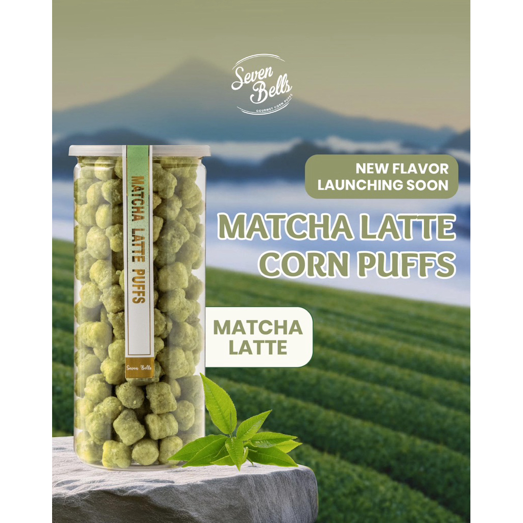 Jual Matcha Latte Gourmet Corn Puffs Seven Bells (New Flavour) | Shopee ...