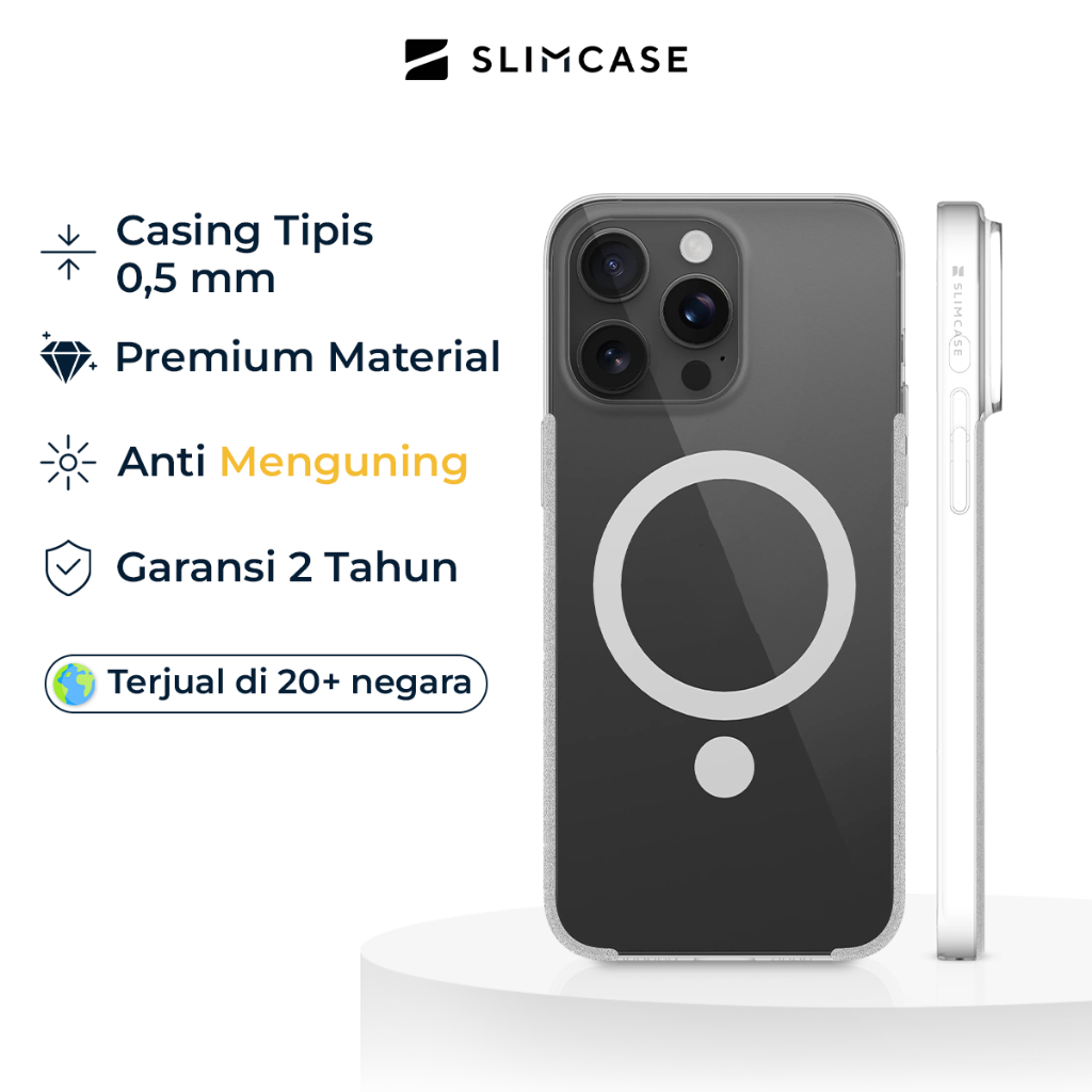 Jual Casing iPhone 15 Series Slimcase Unique 2 - 0.5 mm, Elegan, Anti ...