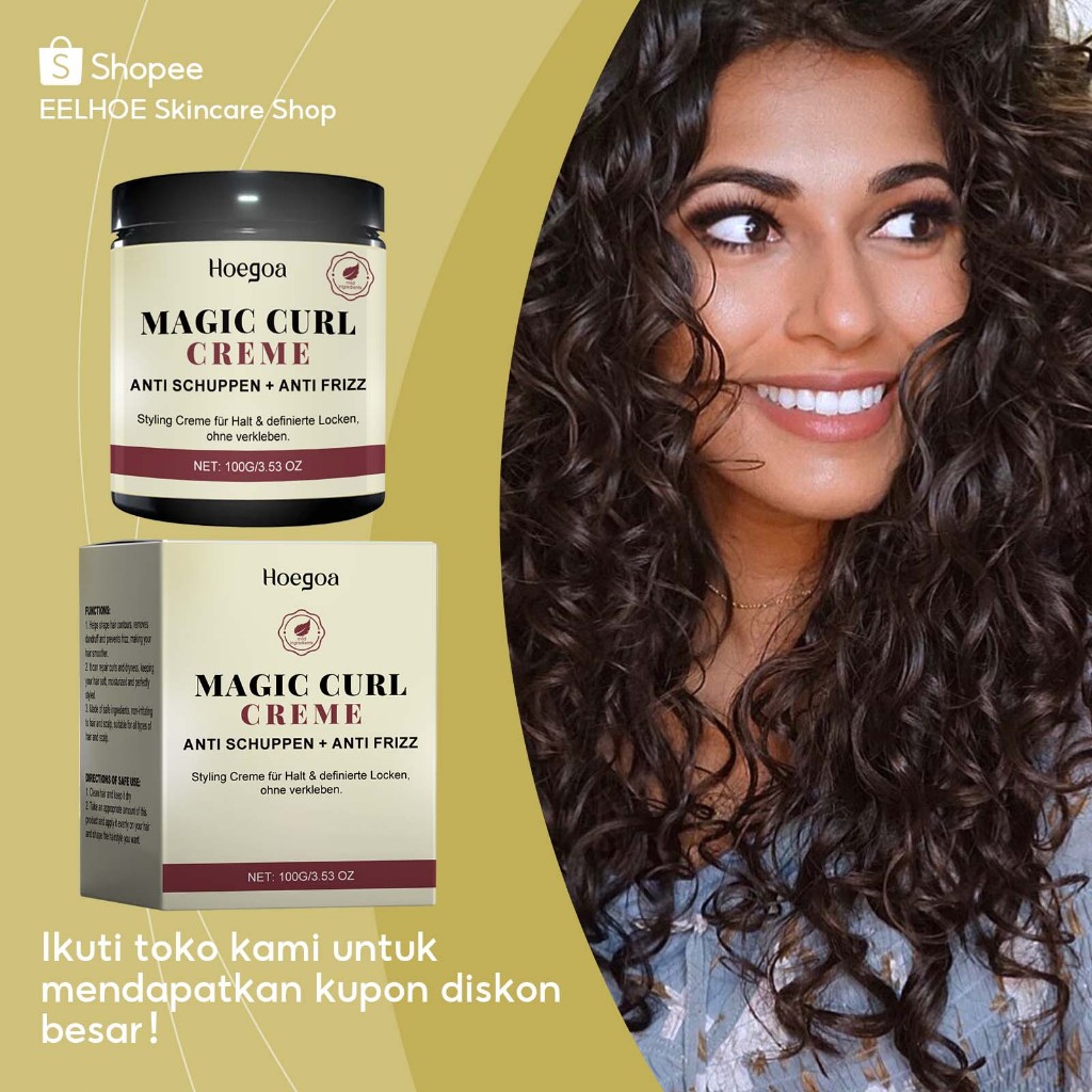 Jual Hoegoa curly hair cream 100g Curl Mousse Perawatan Dan Pengaturan ...
