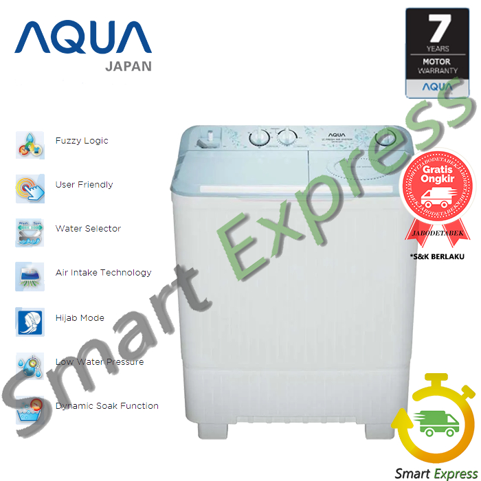 Jual MESIN CUCI AQUA QW8031HT / QW 8031 / QW-8031-HT - (2 TABUNG / 8 KG ...