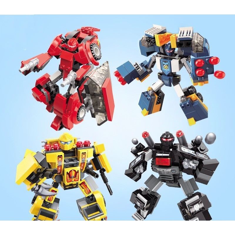 Jual BUILDING BLOCK BRICK ROBOT TRANSFORMER AUTOBOT DECEPTICON 2 IN 1 ...