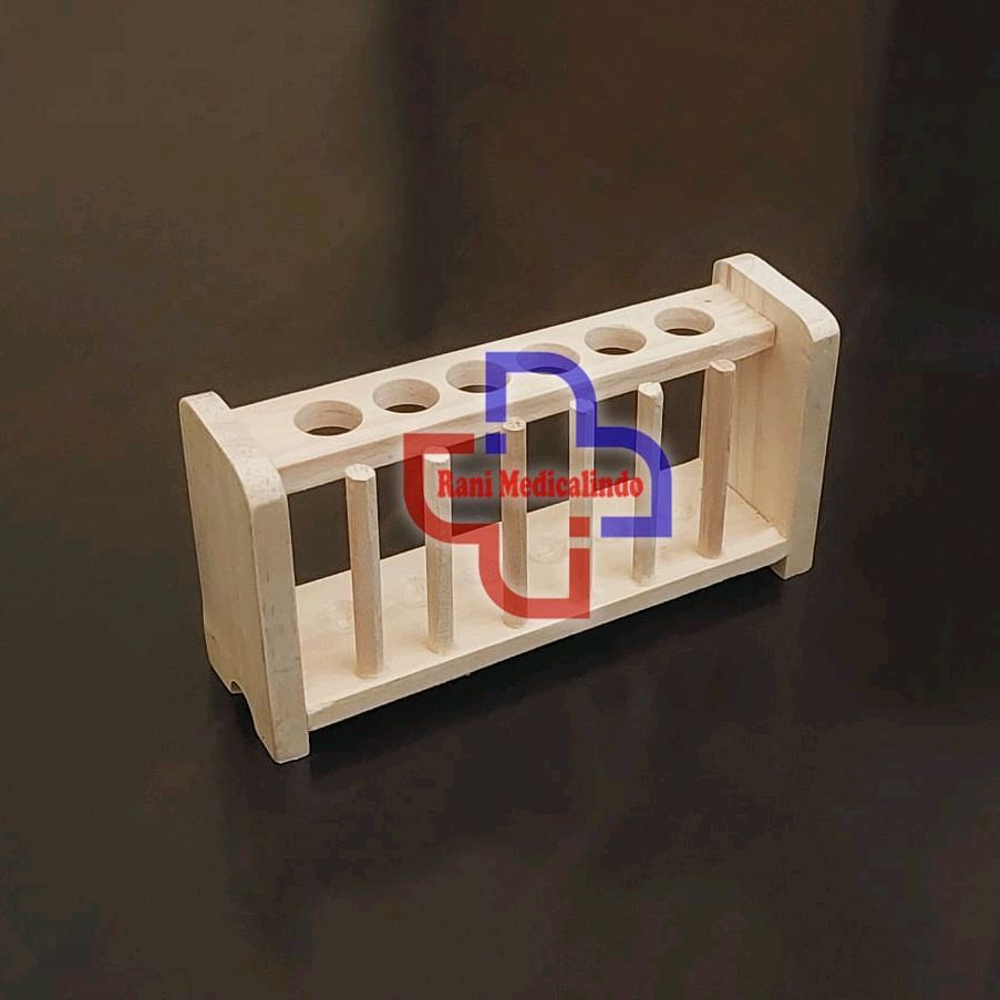 Jual Rak Tabung Reaksi Kayu 6 Lubang | Rak Test Tube 12 Hole | Shopee ...