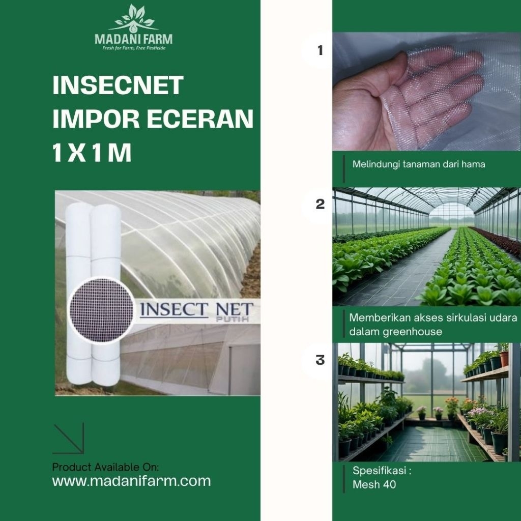 Jual Insecnet Kasa Screen net Eceran Lebar 1 Meter Mesh 40 | Shopee ...