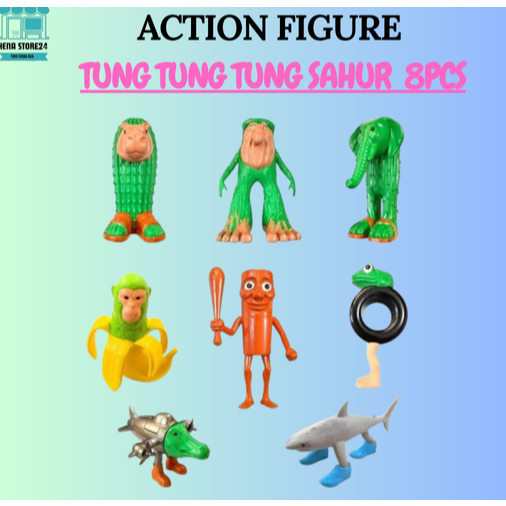 Figurines Italian Brainrot – Tung Tung Sahur, Bombardino Crocodilo, Tralalelo Tralala – Bureau Déco, Cadeau Fun