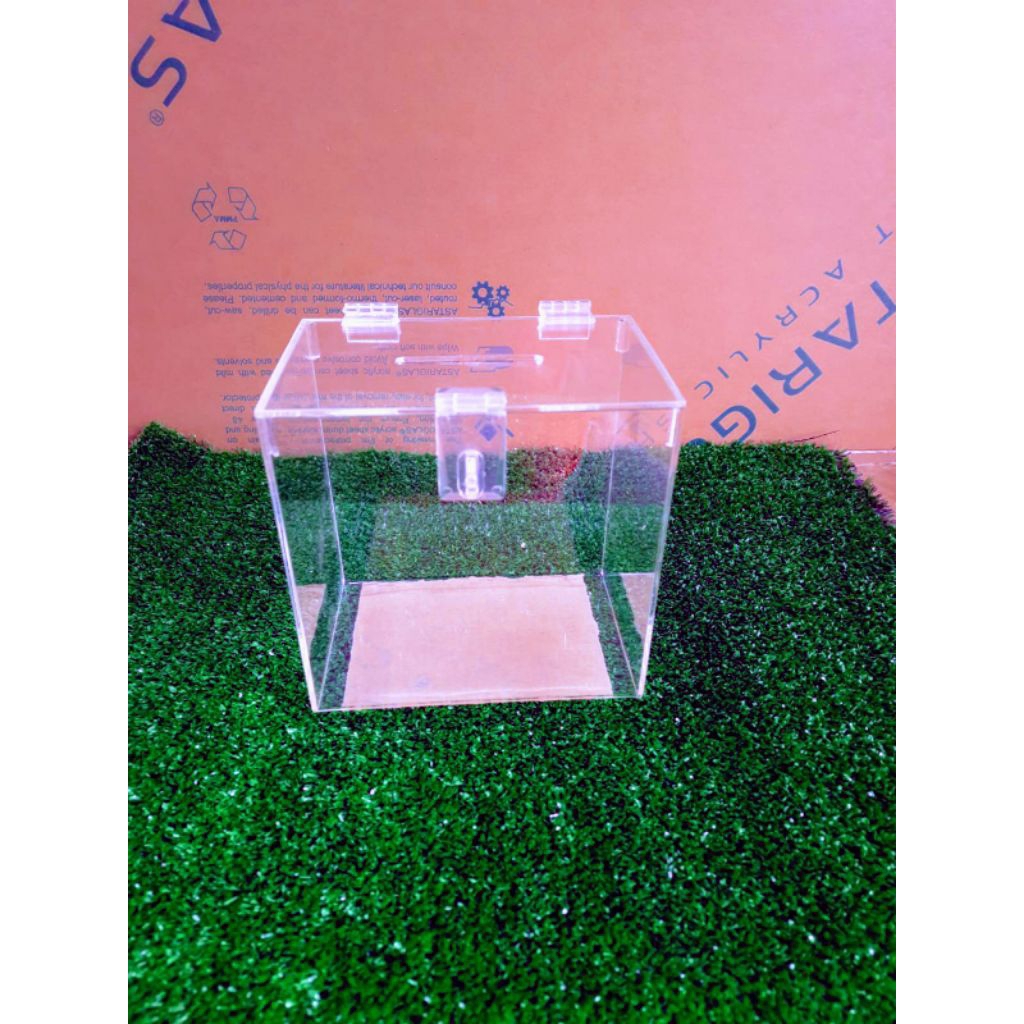 Jual Akrilik Kotak Undian || Box Display || Box Multifungsi | Shopee ...
