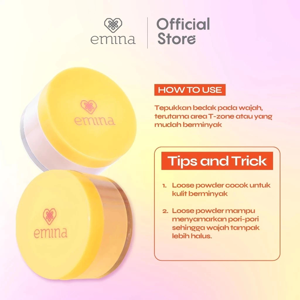 Jual Emina Daily Matte Loose Powder 20gr Bedak Tabur | Shopee Indonesia