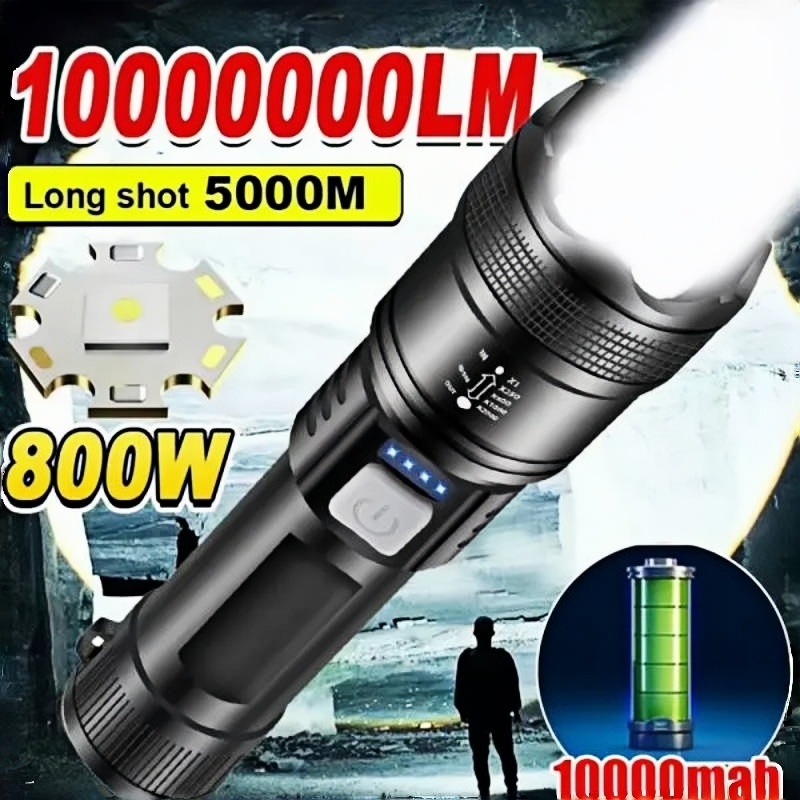 Jual 【COD】 Senter zoom teleskopik multifungsi lampu terang luar ruangan ...