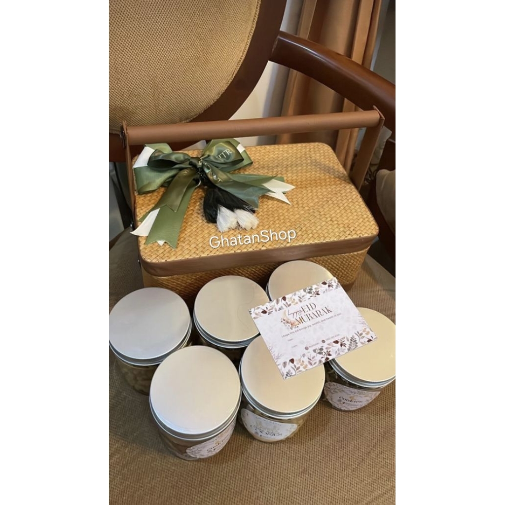 Jual RANTANG HAMPERS / BOX HAMPERS ANYAM PANDAN | Shopee Indonesia