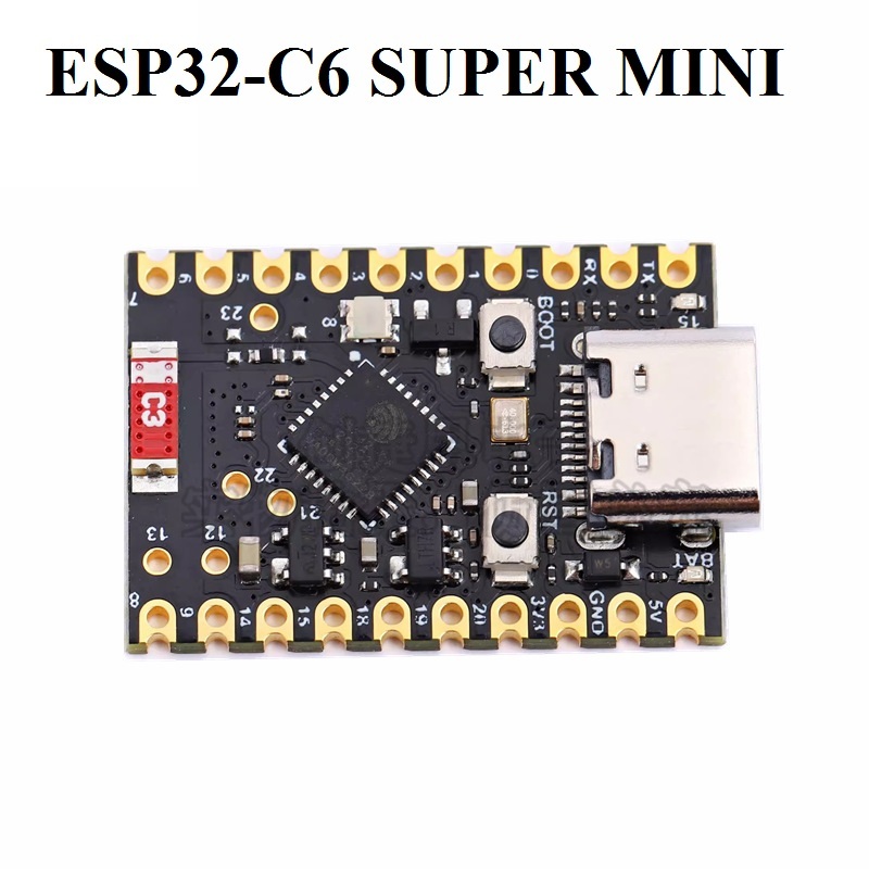 Jual Super Mini ESP32-C6 RISC-V Tiny Core Board WIFI 6 Zigbee Thread ...