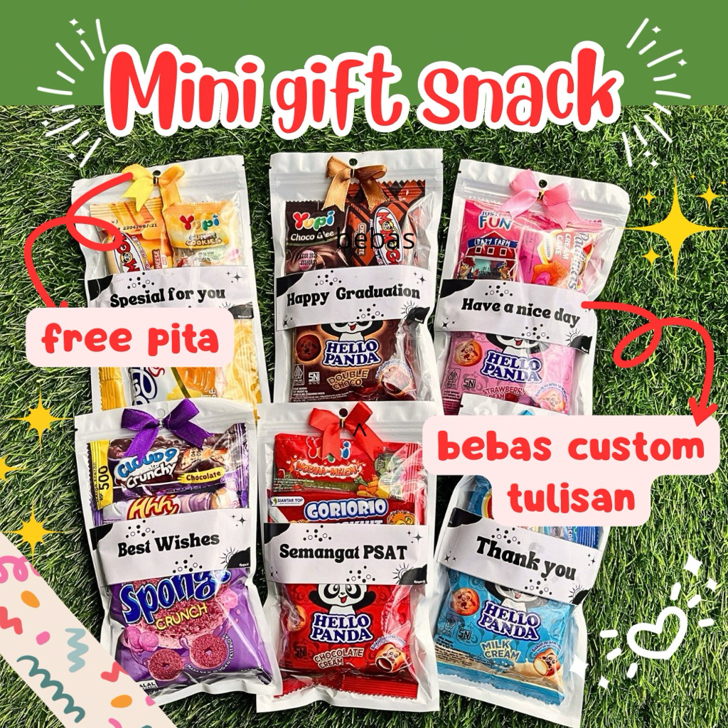 Jual Mini Gift Snack Hampers Lucu Ulang Tahun Ultah Freebies Menarik ...