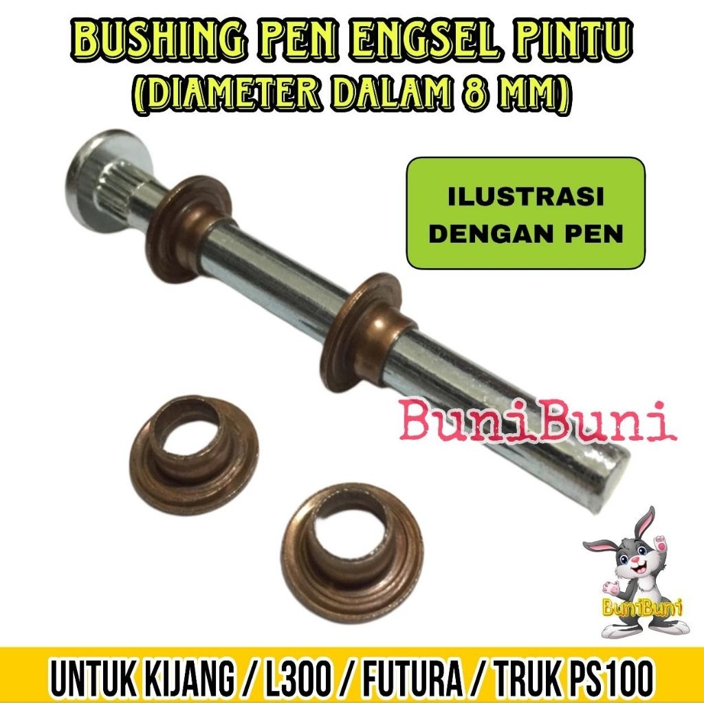 Jual BOS PEN ENGSEL PINTU MOBIL 8 MM / BUSHING PEN / BOSPEN PINTU MOBIL ...