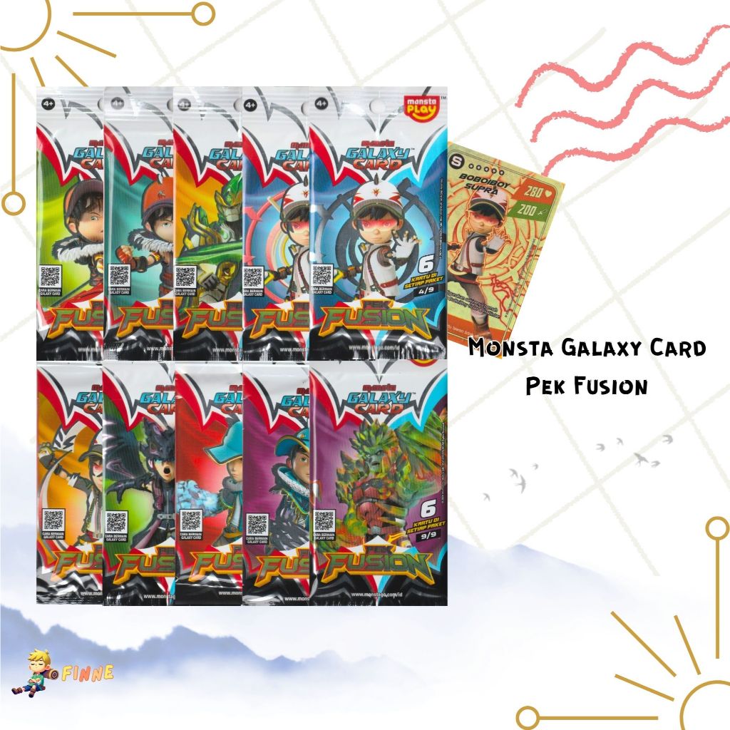 Jual Monsta Galaxy Card - Pek Fusion (Set) | Shopee Indonesia