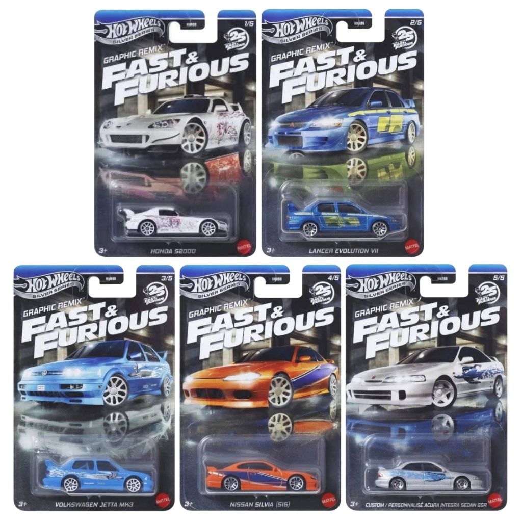 Jual Hot Wheels Fast & Furious 25th Graphic Remix 2025 | Honda S2000 ...