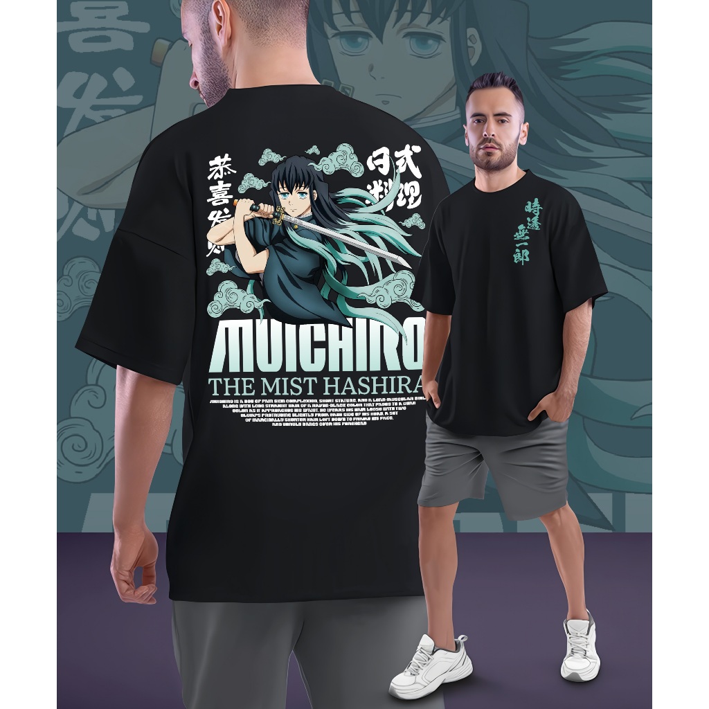 Jual LuckZONE T-Shirt | Kaos Atasan Pria | Demon Slayer | Hashira ...