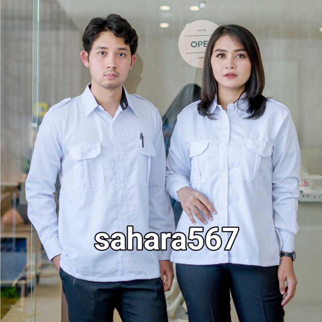 Jual Seragam PNS Pemda Pria Baju Pdh putih Pegawai Negeri Seragam Asn ...