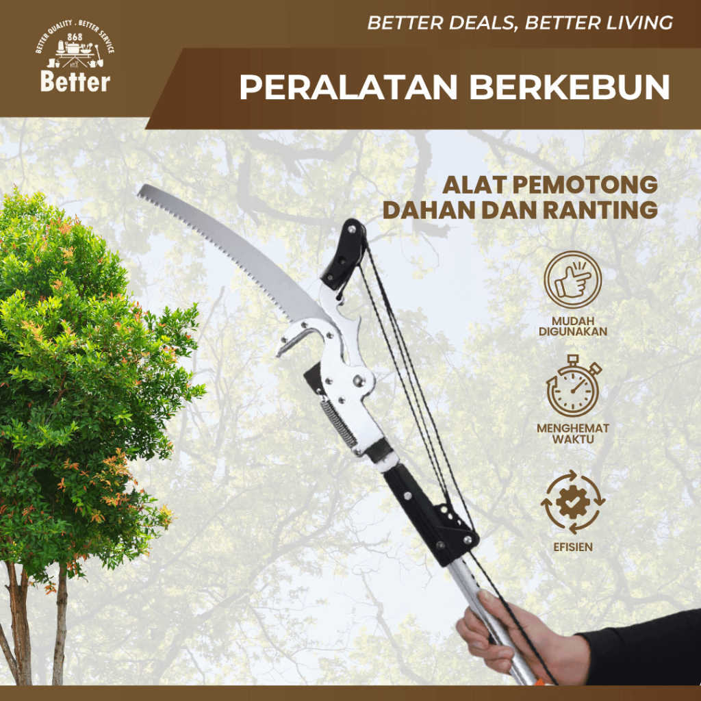 Jual Alat Potong Dahan dan Ranting Pemotong Rambutan Stainless Steel ...
