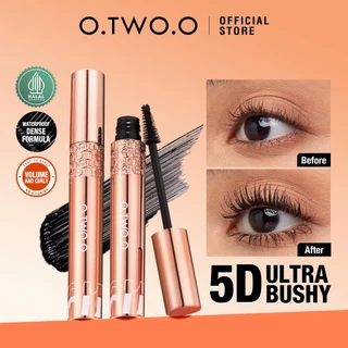 O.TWO.O Ultimate 5D Thick Mascara Waterproof MakeUp Black Tahan Anti Air Long Lasting
