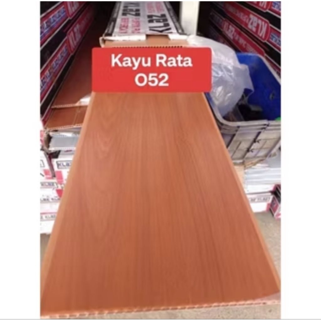 Jual Plafon PVC Kayu Rata O52- Minimalis tebal 8mm Lebar 20cm Tinggi 1 ...