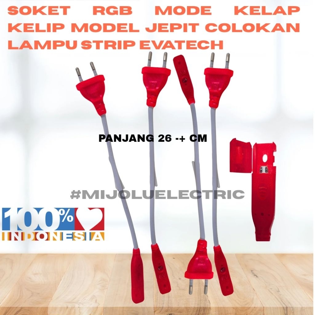 Jual [PROMO] Socket Soket RGB Model Jepit Colokan Adaptor Lampu Strip ...