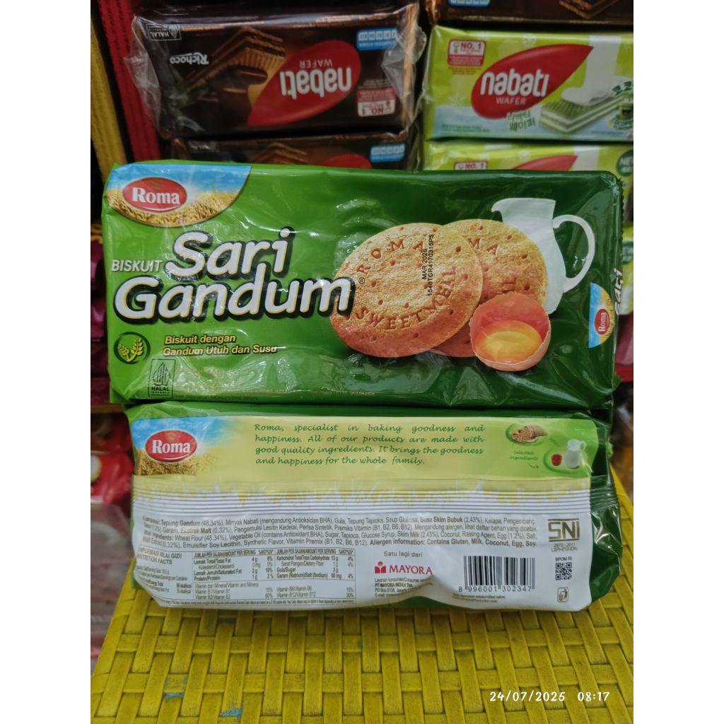 Jual Biskuit Sari Gandum pack 240 gr | Shopee Indonesia