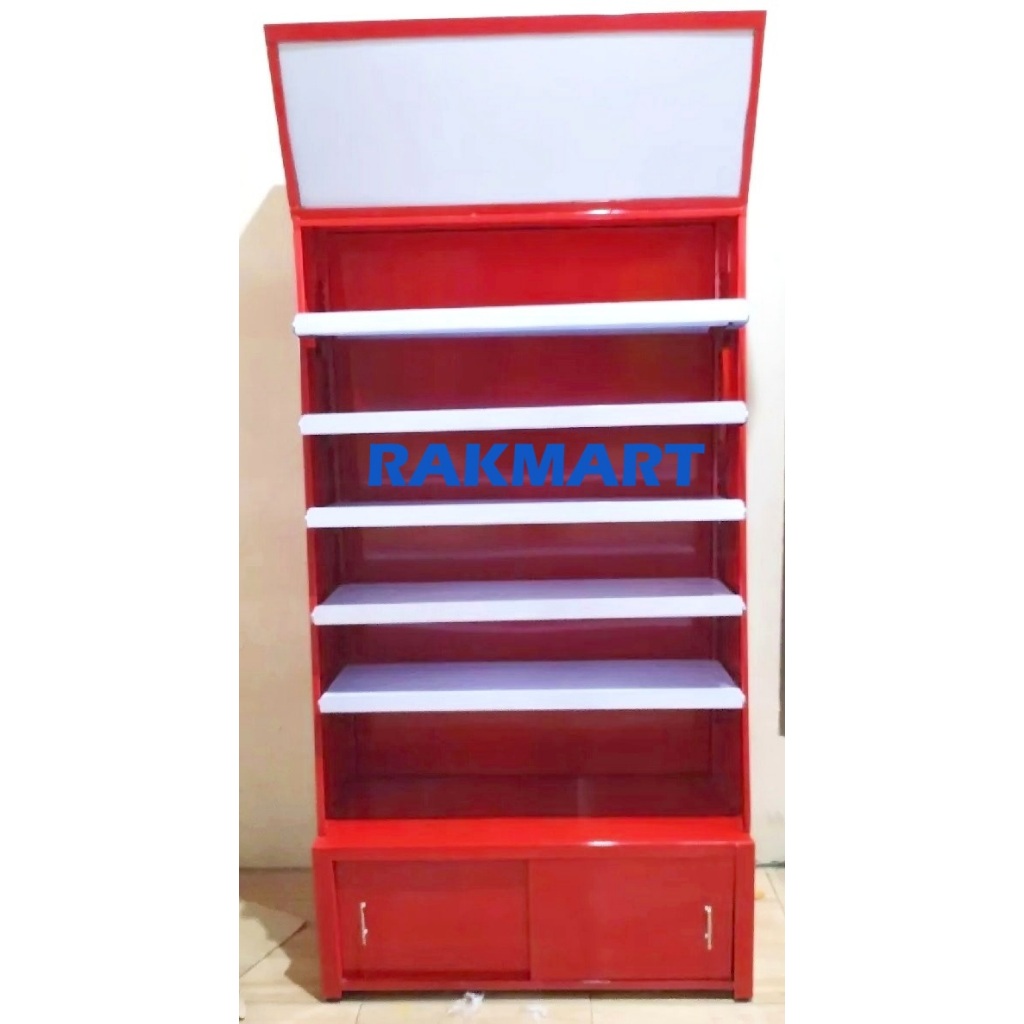 Jual RAK BACKWALL Supermarket / Minimarket Display Kosmetik Rokok ...