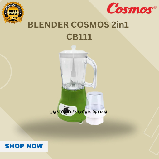 Jual Cosmos Blender CB 111 / CB111 2 in 1 Kapasitas 1L Mata Pisau ...