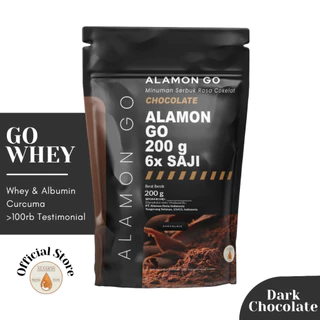 Susu Penambah Berat Badan / 7x Minum / Alamon GO GAIN / 3 Kombinasi Whey, Egg Albumin, & Temulawak