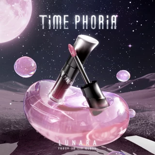(Ready Stock)TIME PHORIA - Lunara Frost 3D Lip Gloss Lipstick LipTint Lip Cream Hyper Shine Color Fresh Comfort Cooling