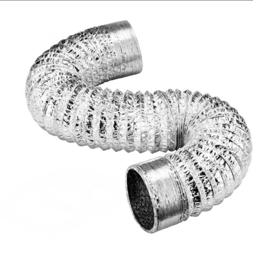 Jual Flexible Ducting 5 inchi Pipa Cerobong Asap 5 in AC Cooker Hood ...