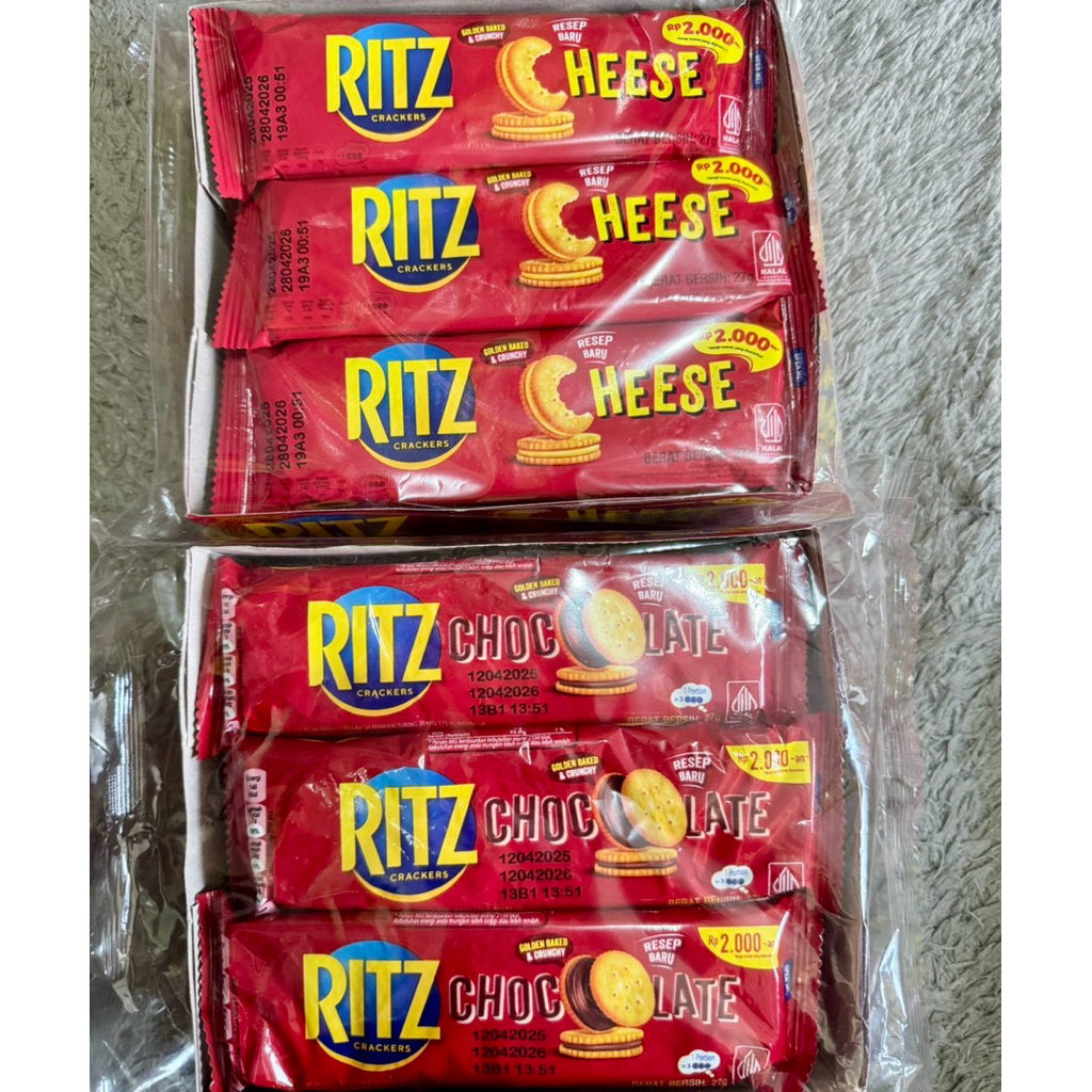 Jual RITZ Crakers biskuit box ( 27g x 12 ) ECER Perbox | Shopee Indonesia