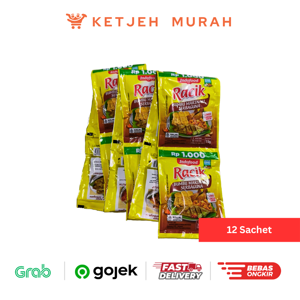 Jual Bumbu Racik Bumbu Marinasi Serbaguna 1 Renteng isi 12 Sachet ...