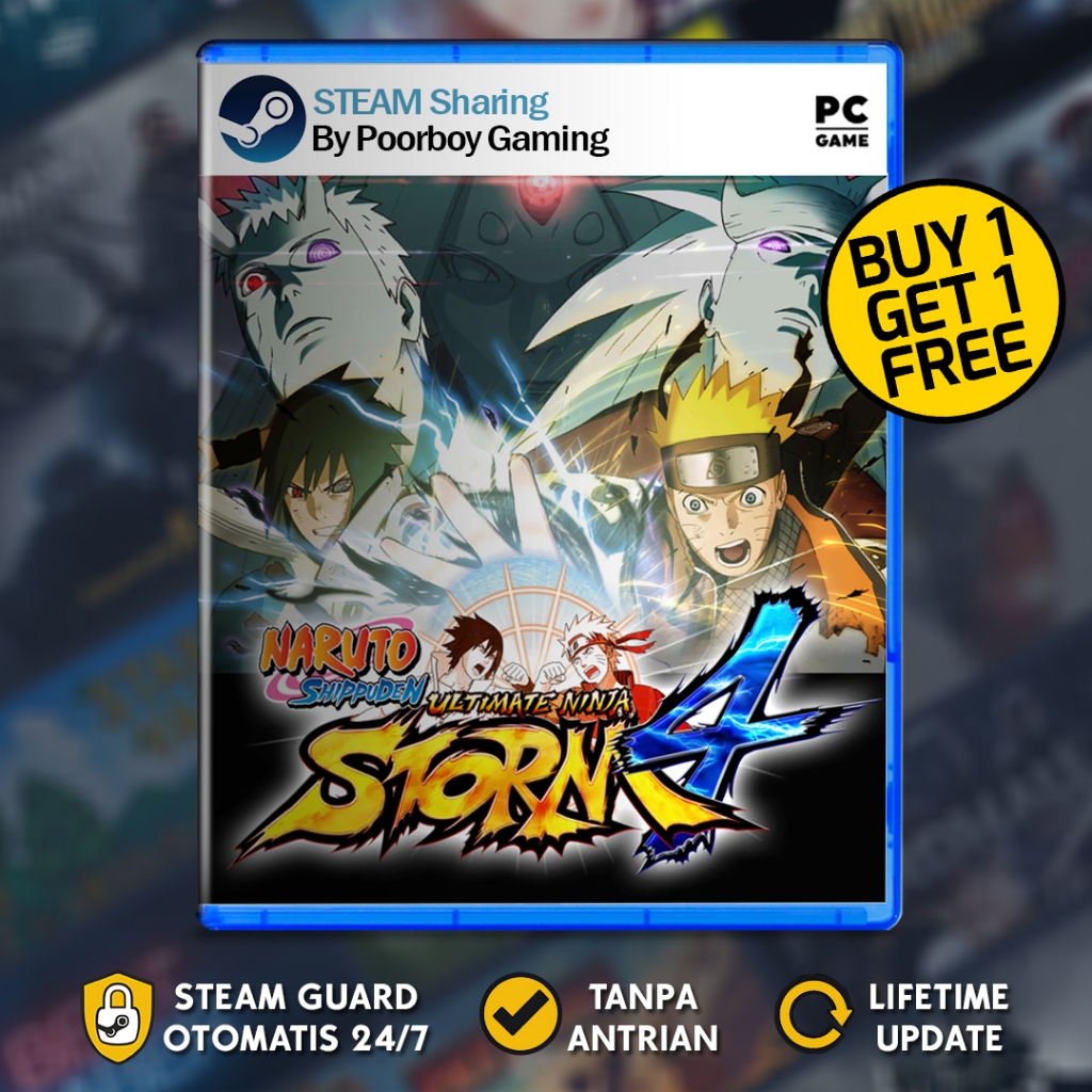 Jual NARUTO SHIPPUDEN : ULTIMATE NINJA STORM 4 PC ORIGINAL | Shopee ...