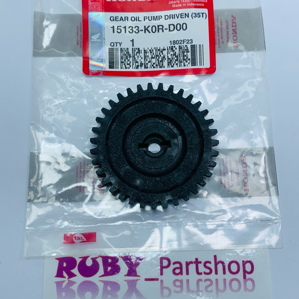 Jual 15133-K0R-D00 GIGI POMPA OLI GEAR Oil PUMP DRIVEN (35T) HONDA PCX ...