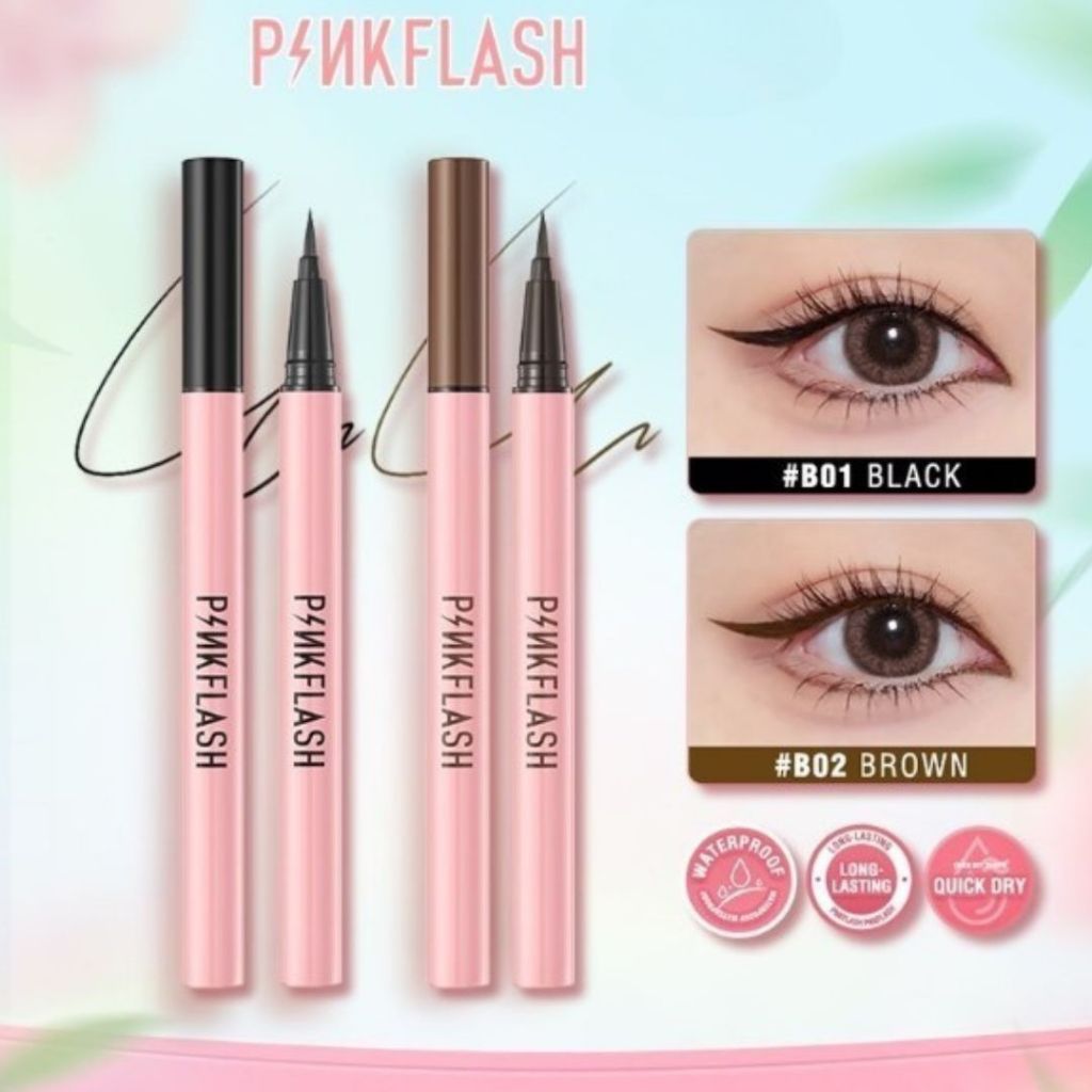 Jual PINKFLASH Waterproof Liquid Eyeliner Pencil Anti Air Tahan Lama ...
