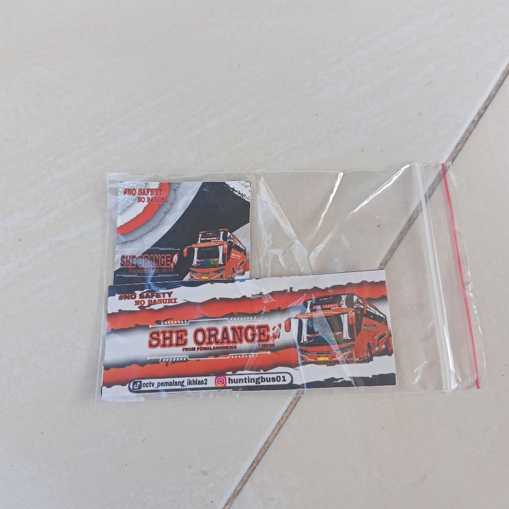 Jual stiker bus bagus trans