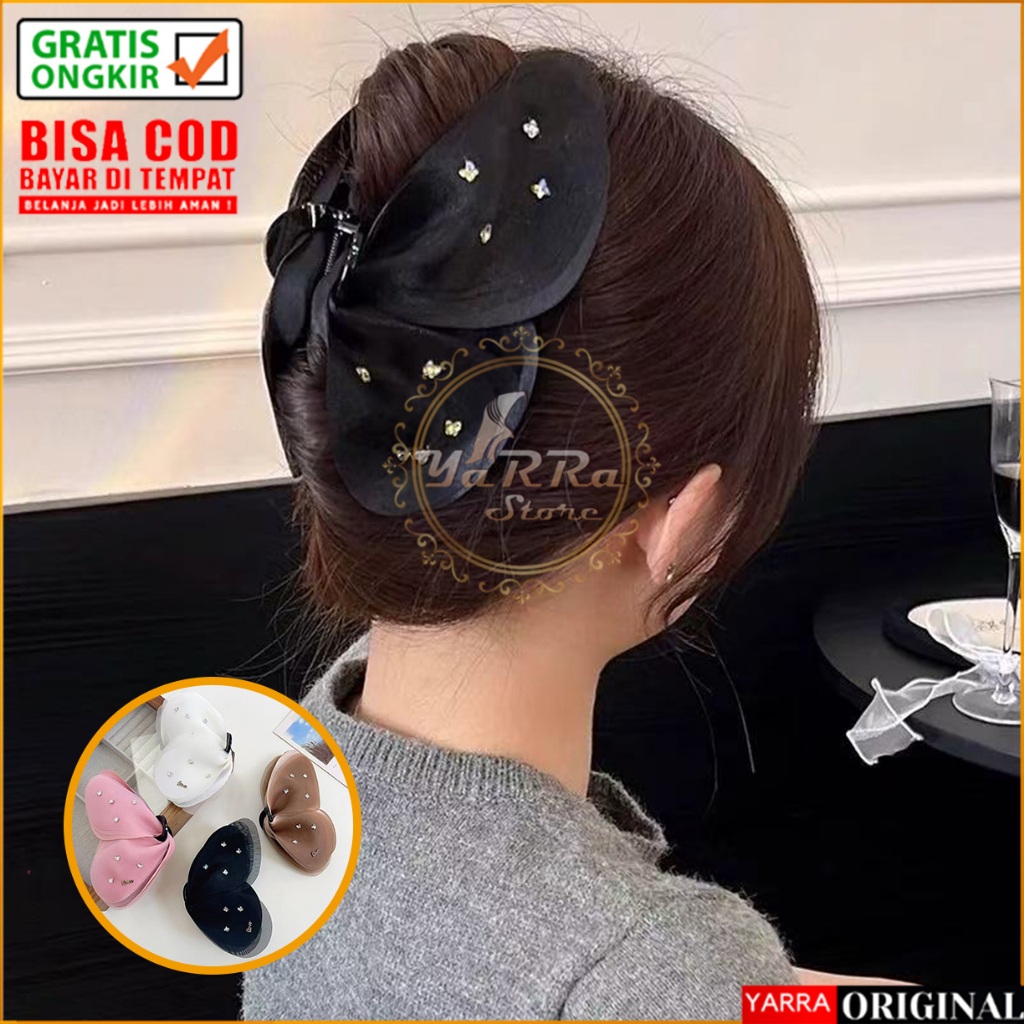 Jual Jepit Rambut Kupu Kupu Besar Jedai Lucu Big Hair Claw Aksesoris ...
