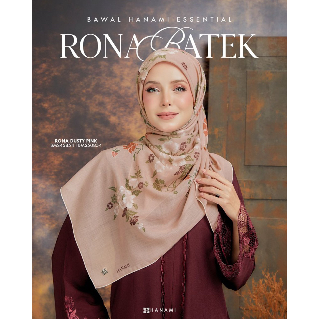 Hanami Hijab Malay Original Ready