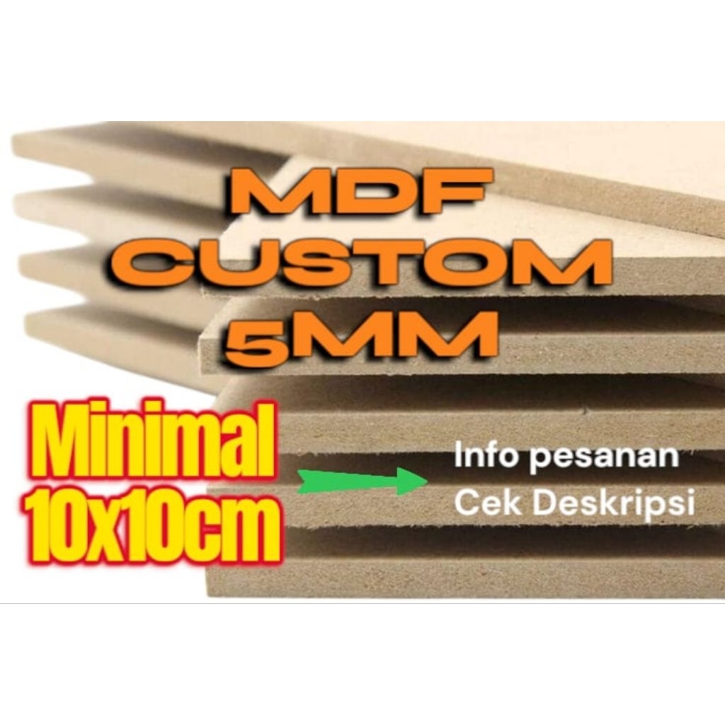 Jual Papan MDF/Papan MDF Custom/Papan MDF 5mm | Shopee Indonesia